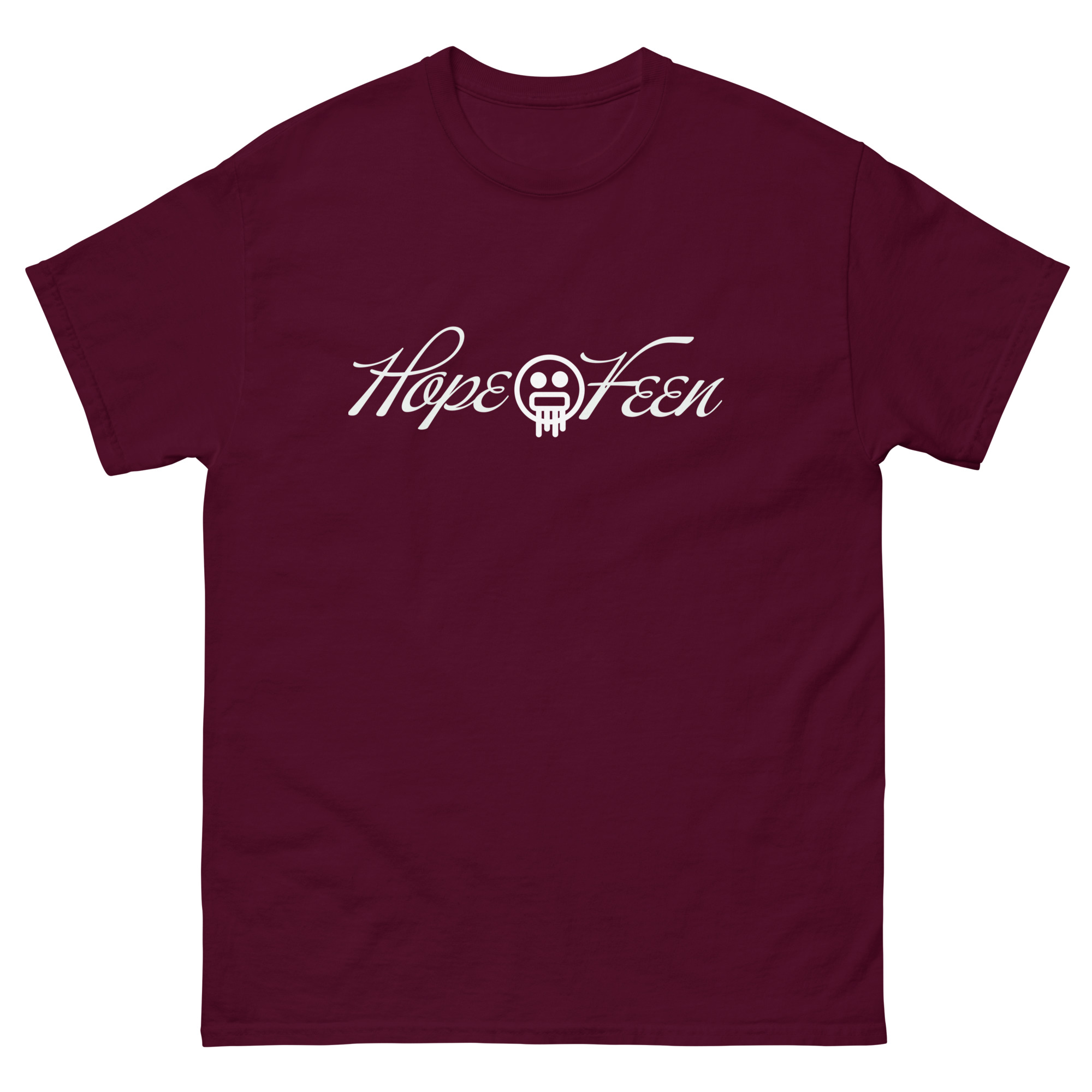 mens-classic-tee-maroon-front-658b2a66a4a8b.jpg