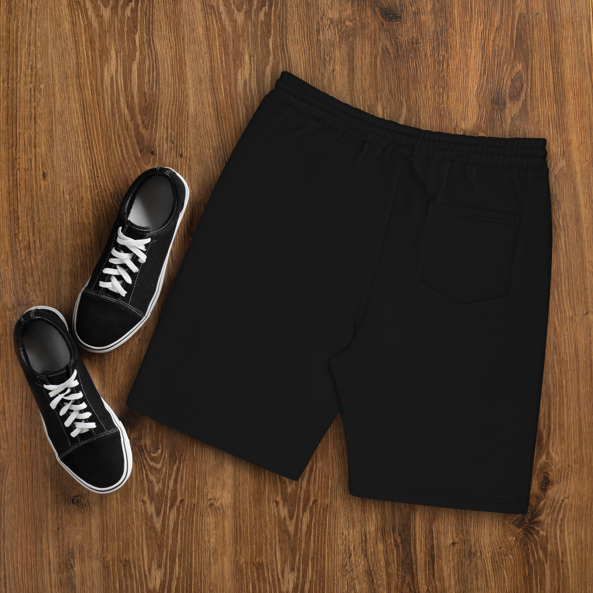 mens-fleece-shorts-black-back-65db5b64561c7.jpg