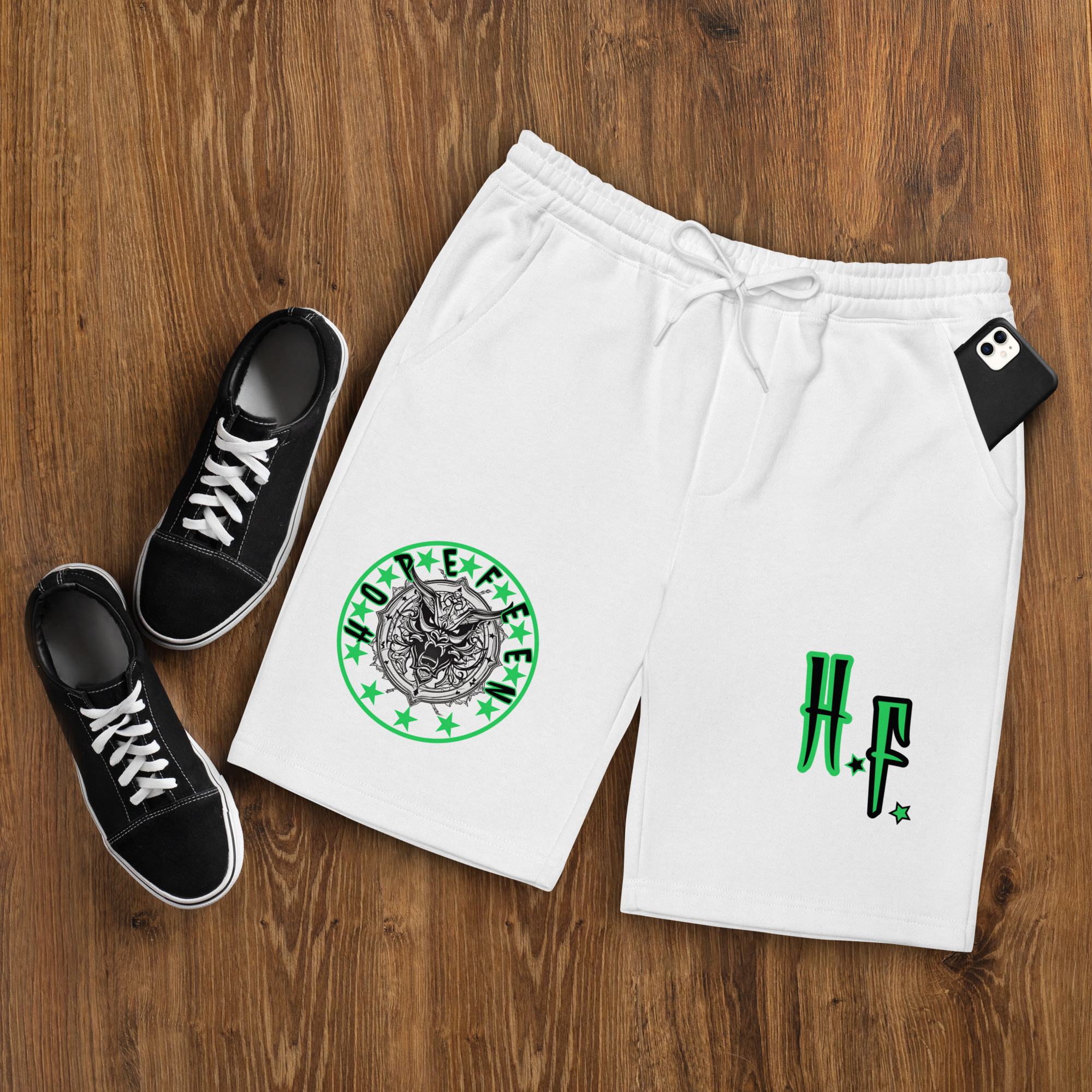 mens-fleece-shorts-white-front-65db5b64568e3.jpg